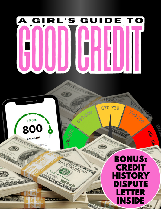Girl's Guide to Good Credit - instant Download